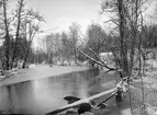 Parti av Stångån mellan Bjärka Säby och Skorpafallet.