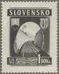 Frimärken ur Gösta Bodmans filatelistiska motivsamling, påbörjad 1950. Frimärke från Slovakiet, 1943. Motiv av Järnvägstunnel i Slovakiet 1943. 