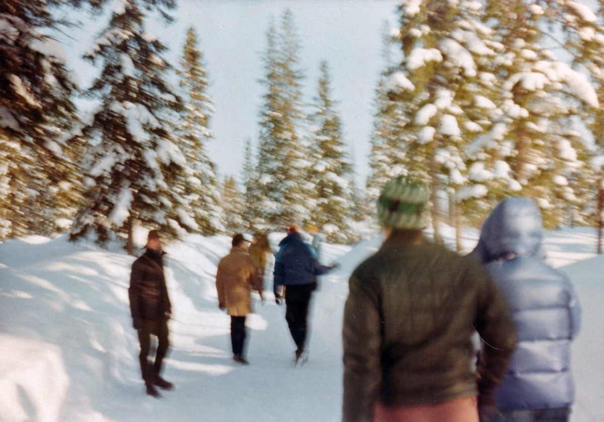 Vinterutbildning med FBU i Skaraborg på tidigt 1980-tal.