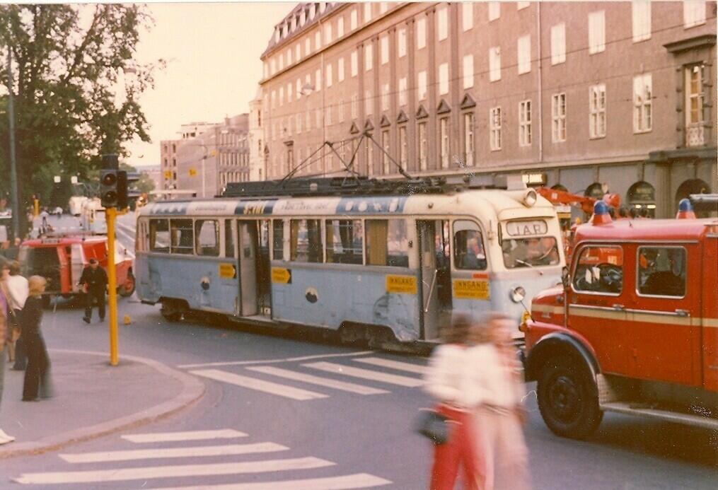 Oslo Sporveier, E1 175, linje 9. Handelsbygningen.