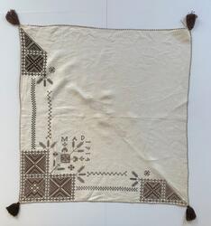 Halskläde i svartstick - tupphalskläde