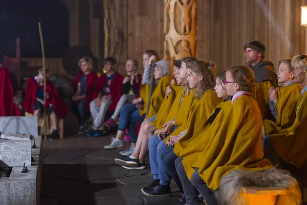 Bli med på høvdingmøte i Gildehallen. Foto: Espen Winther.