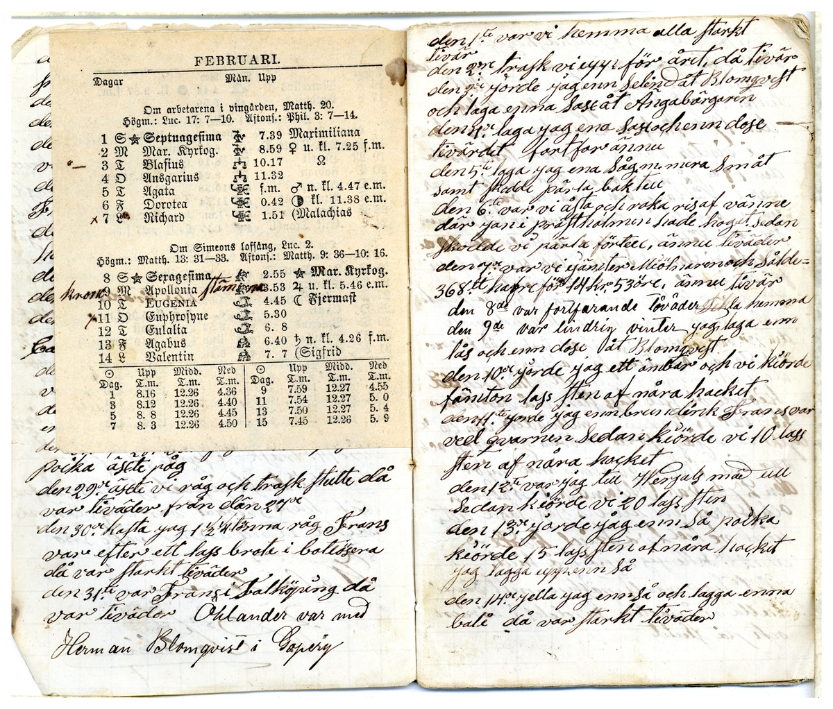Kölabydagboken 1885