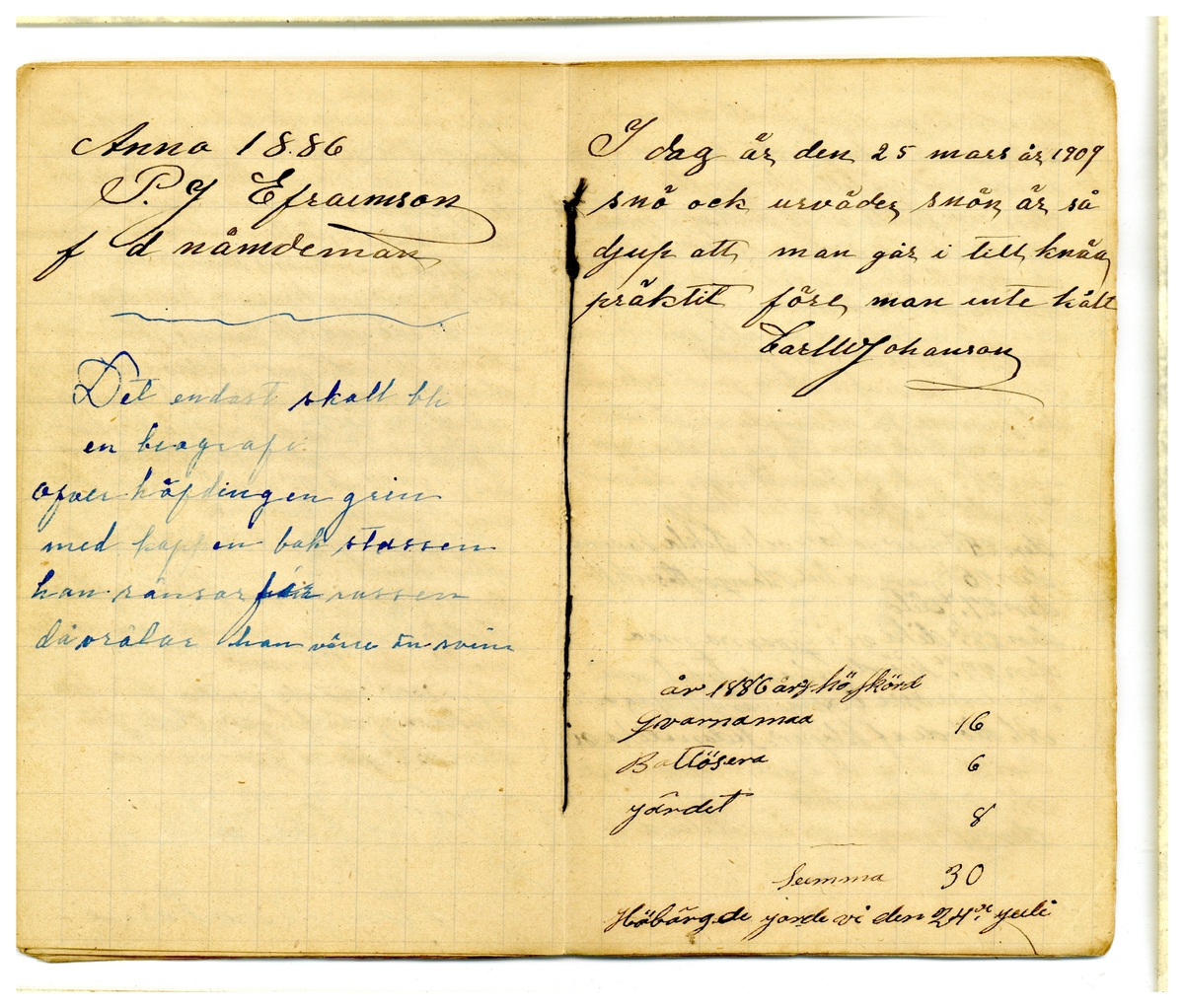 Kölabydagboken 1886
