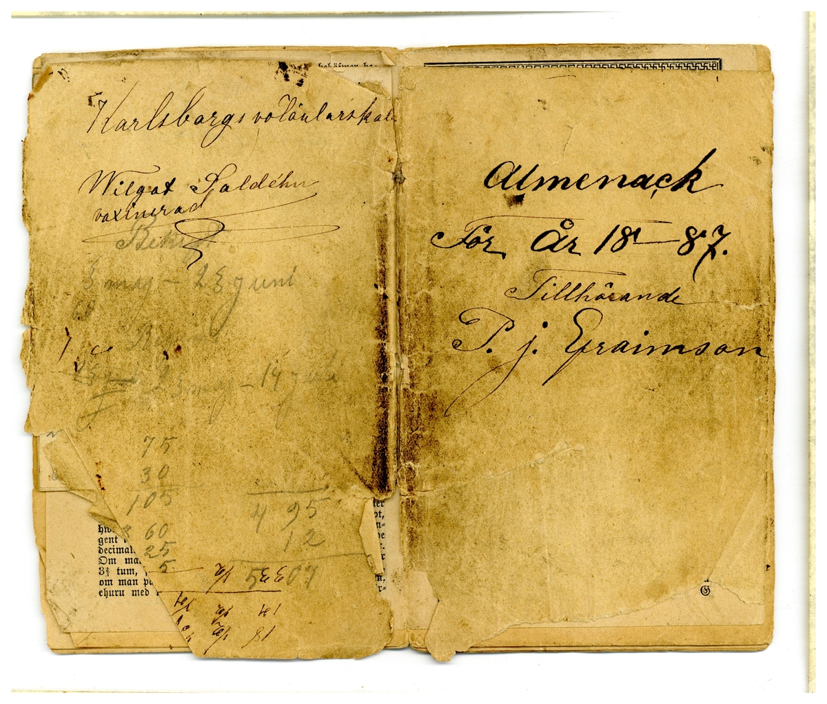 Kölabydagboken 1887