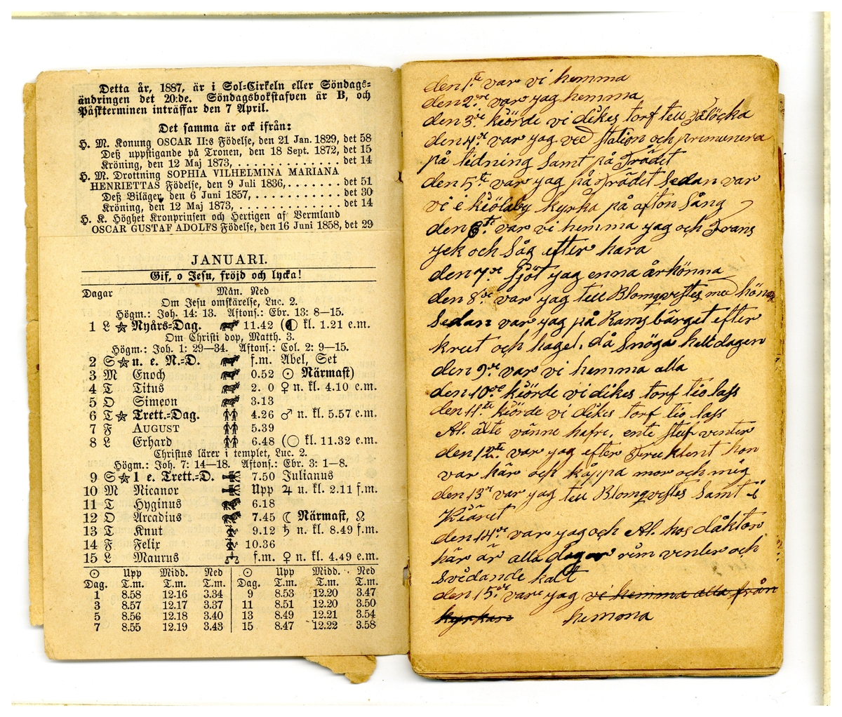Kölabydagboken 1887