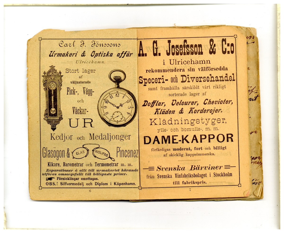 Kölabydagboken 1901