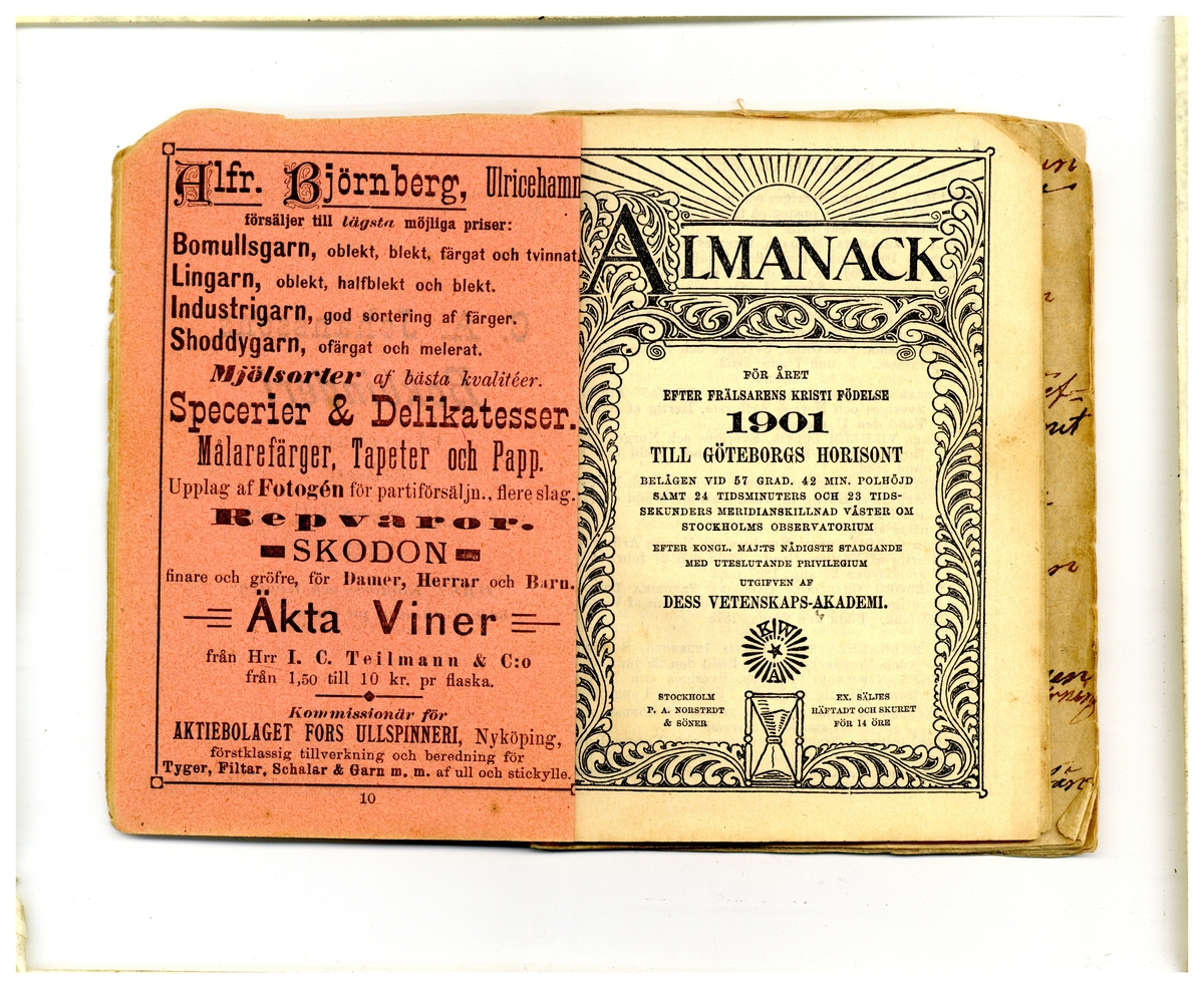 Kölabydagboken 1901