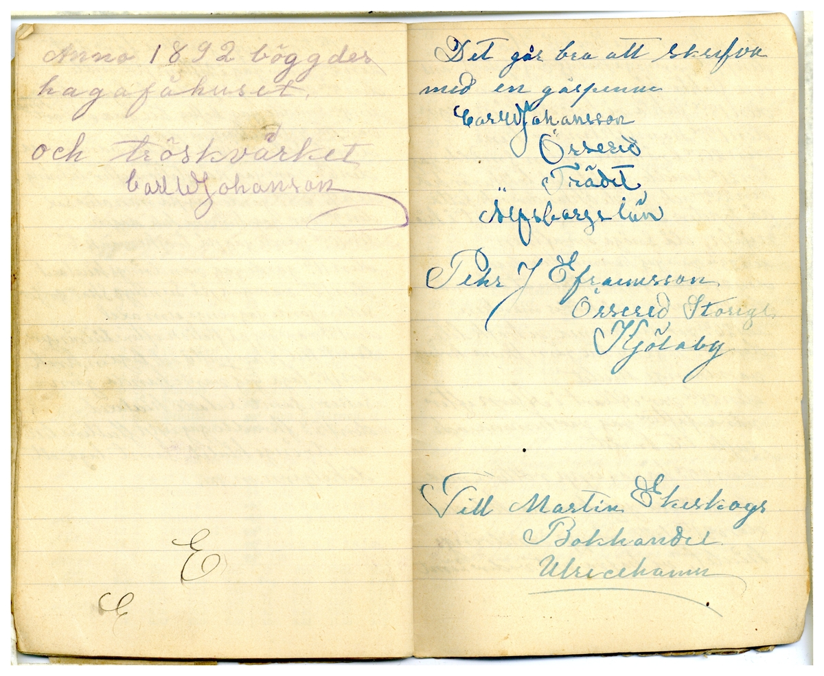 Kölabydagboken 1892