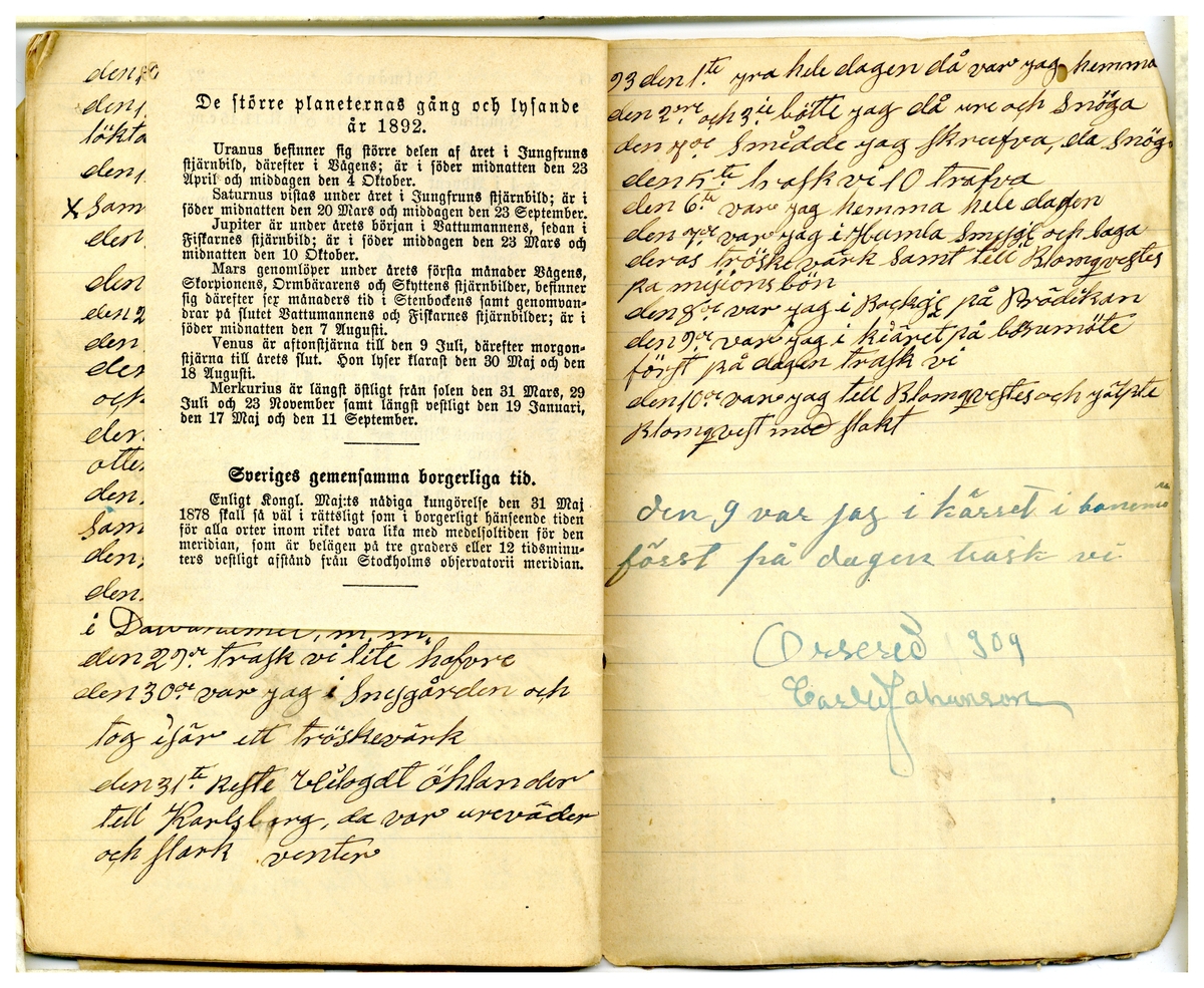 Kölabydagboken 1892