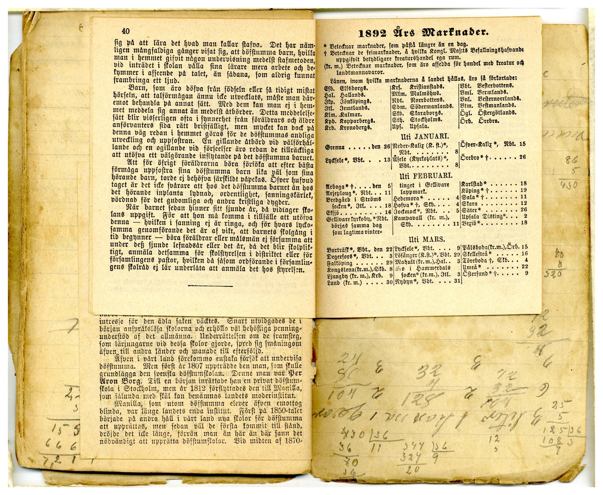 Kölabydagboken 1892