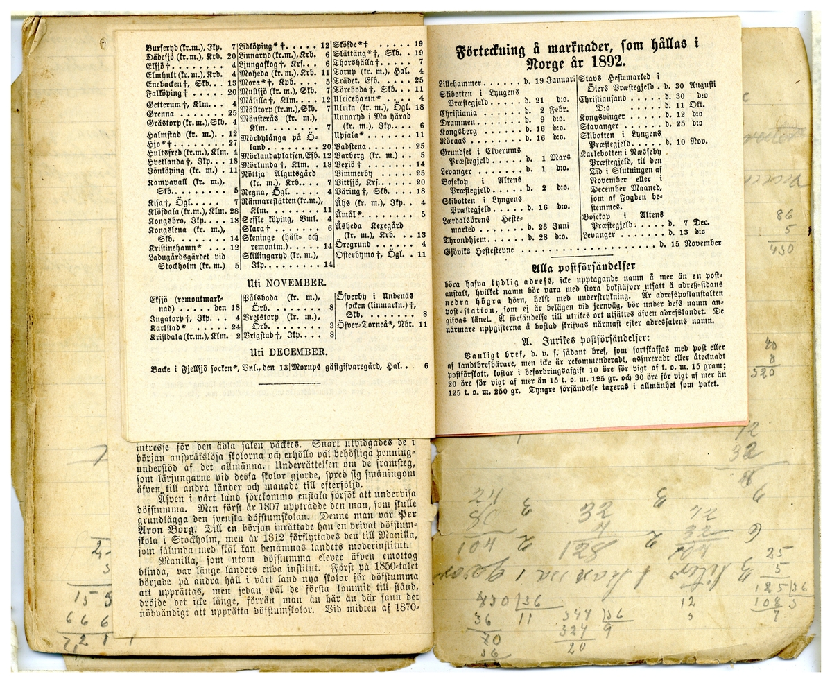 Kölabydagboken 1892