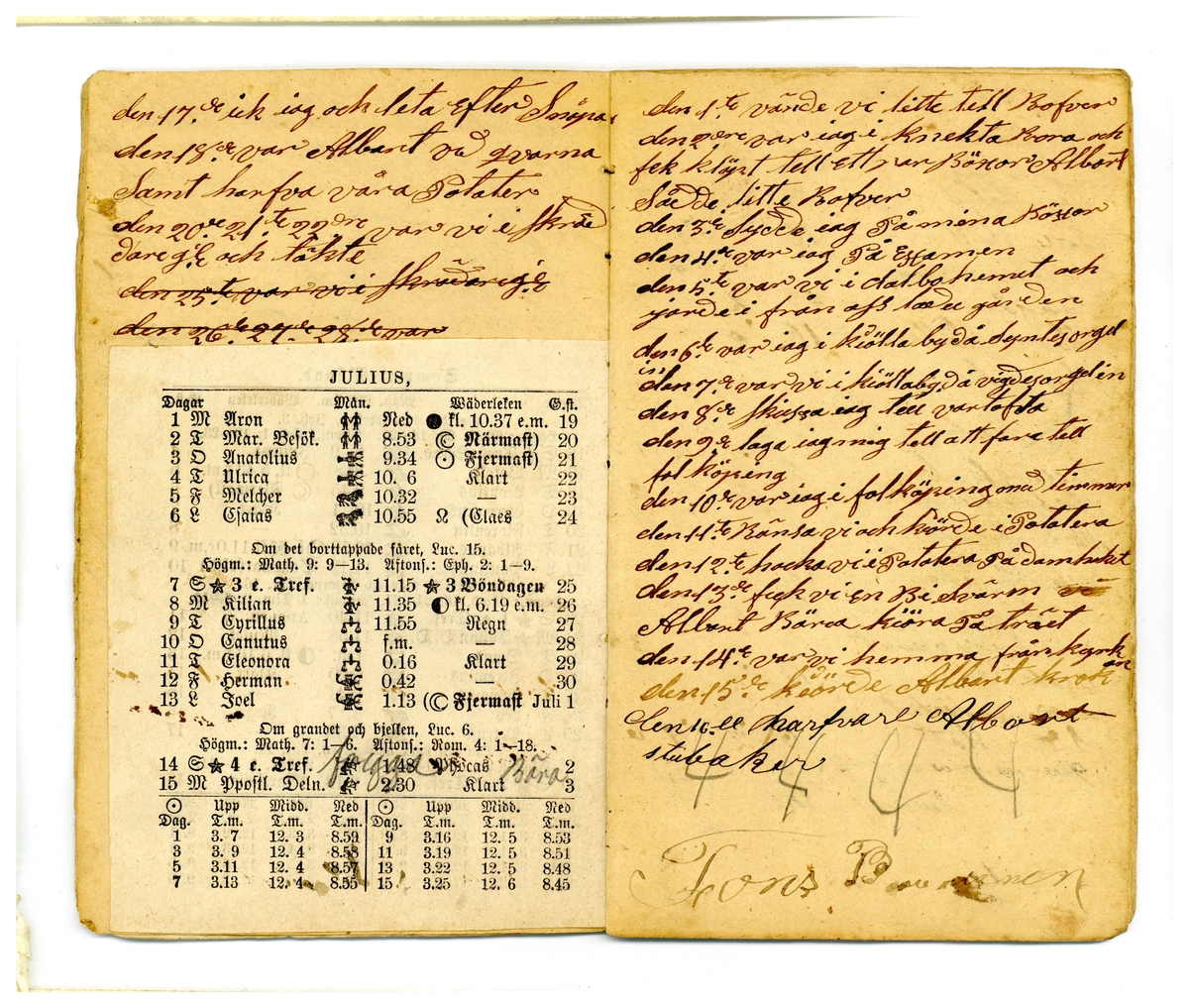 Kölabydagboken 1867