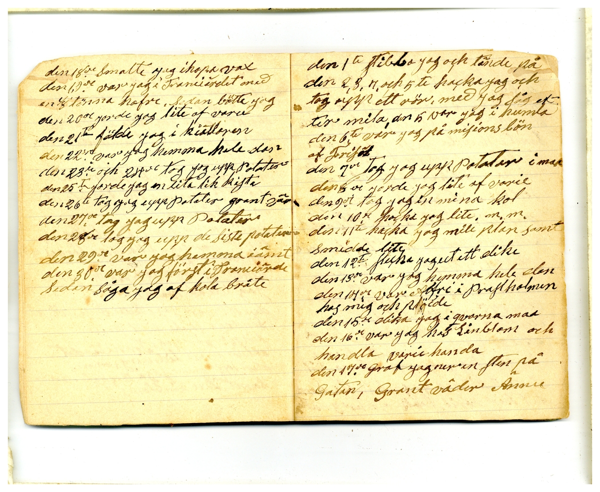 Kölabydagboken 1901