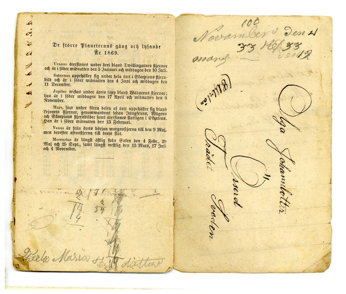 Kölabydagboken 1869