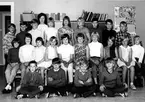 Åsle skola 1967. Fröken Carlsson.