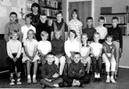 Åsle skola klass 3-4 1966. Inger Eckerlid.