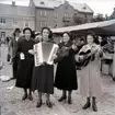 Frälsningsarmén underhåller på Borgholms marknad.