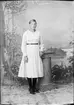 Hildur Andersson från Borggårde, Hökhuvuds socken, Uppland 1921