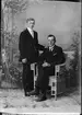 Karl Larsson och Sven Norman från Norrskedika, Börstils socken, Uppland 1921