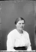 Selma Lund från Lövmanstorp, Hökhuvud socken, Uppland 1921