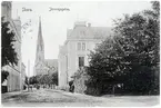 Skara Stadshotell och domkyrkan