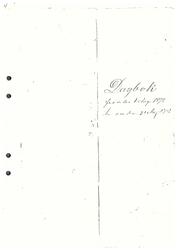 Bondedagbok - Tvärreddagboken 1869-1920