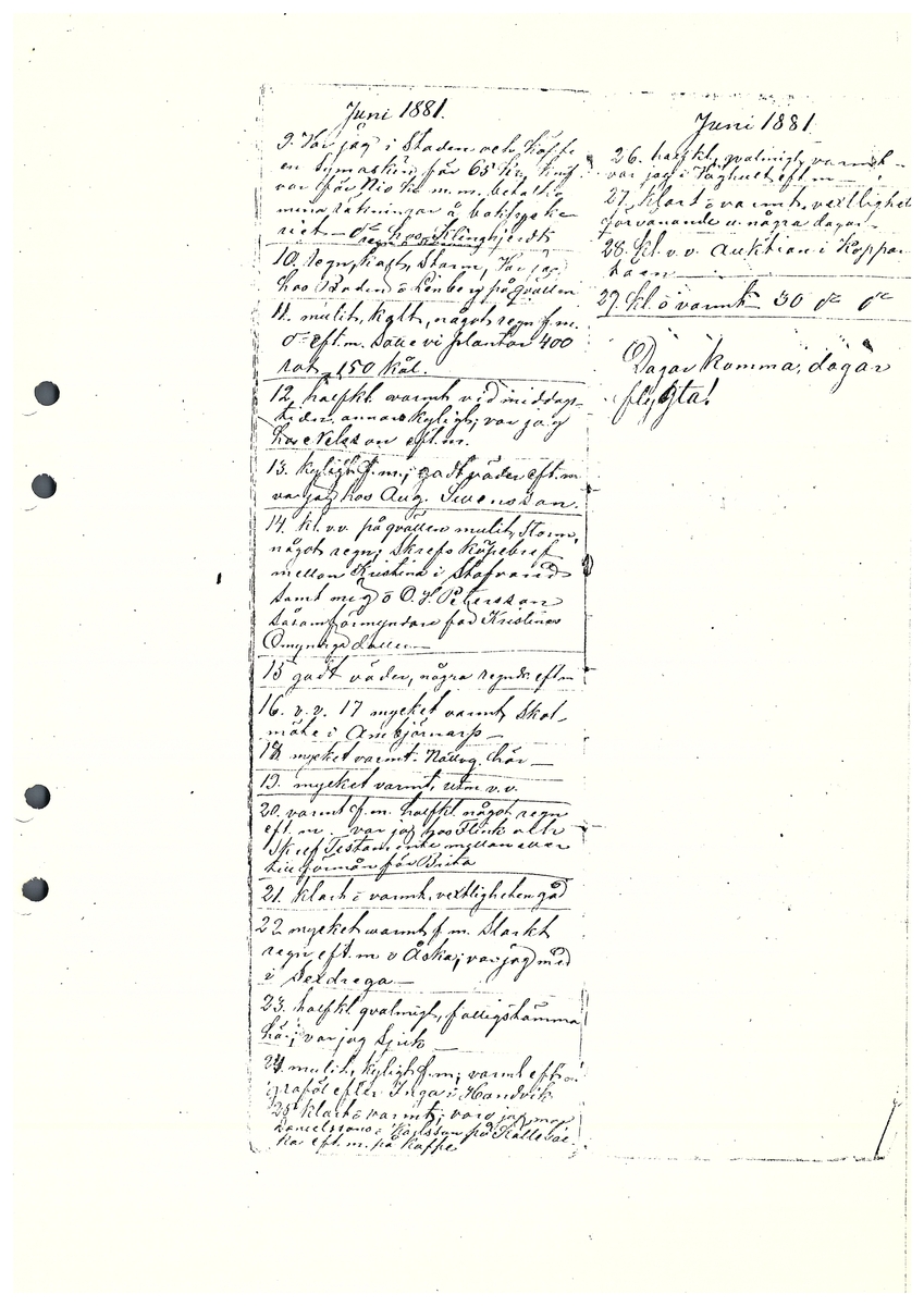 Tvärreddagboken 1881-1883