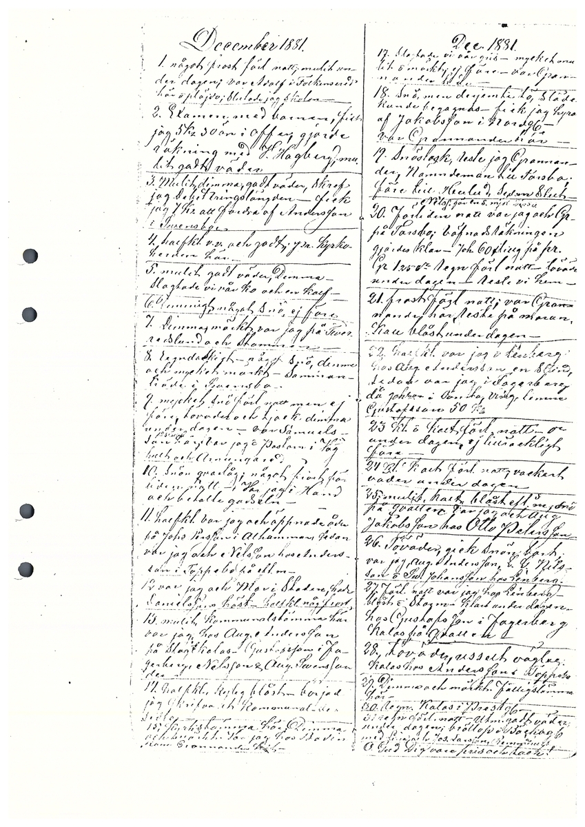 Tvärreddagboken 1881-1883