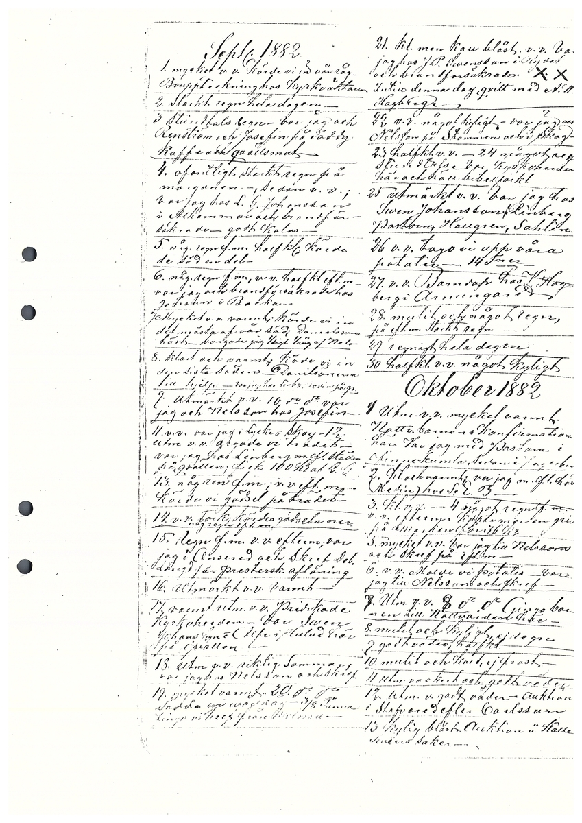 Tvärreddagboken 1881-1883