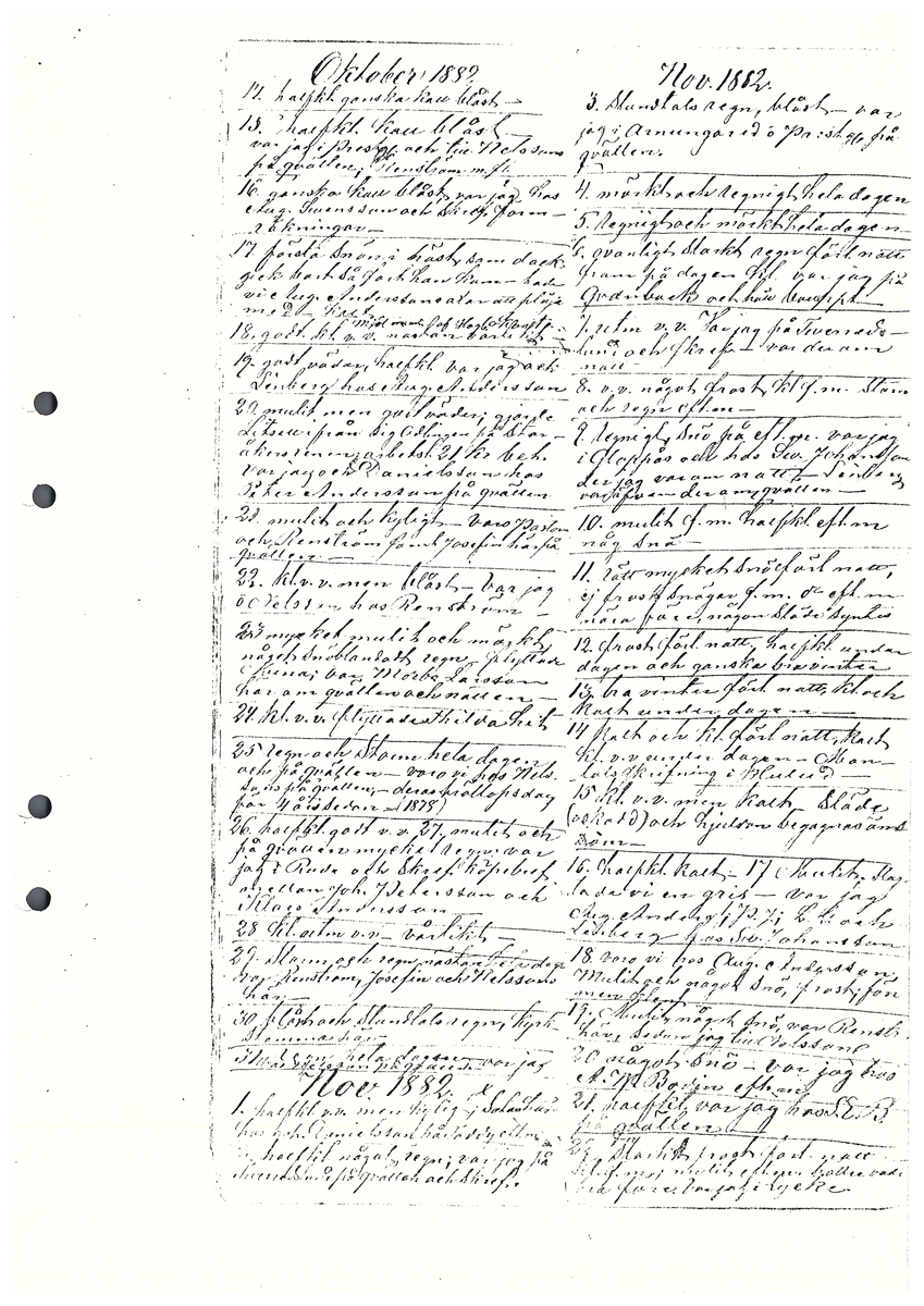 Tvärreddagboken 1881-1883