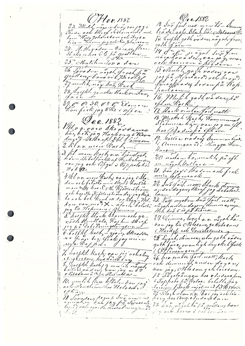 Tvärreddagboken 1881-1883