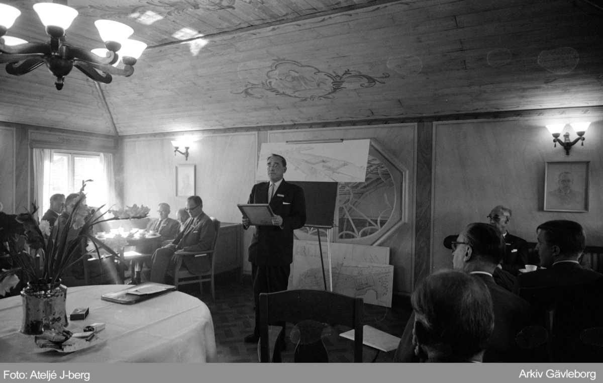 Invigning på Forsbacka industriområde 1963, Stentorpsvägen 40.