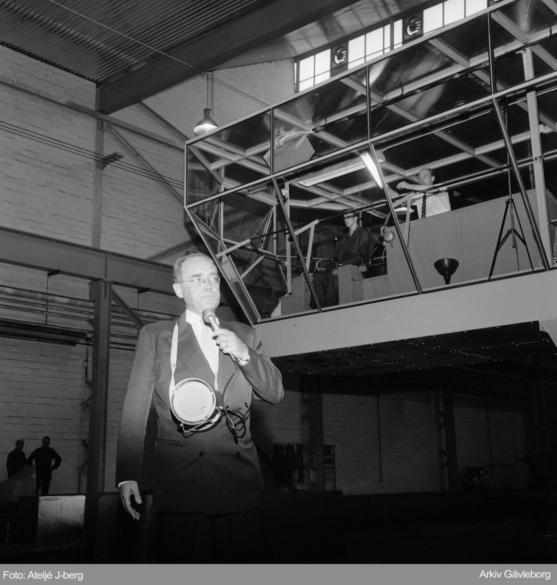 Invigning på Forsbacka industriområde 1963, Stentorpsvägen 40.