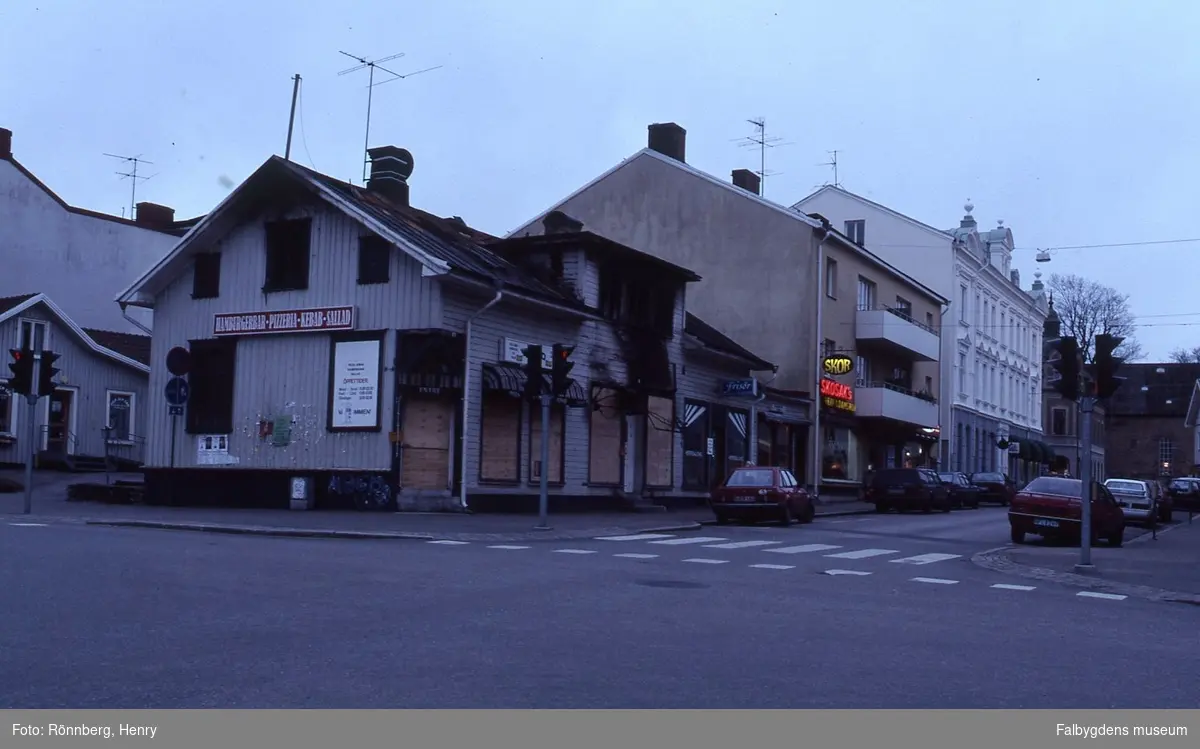 Efter branden, S:t Olofsgatan-Trädgårdsgatan.