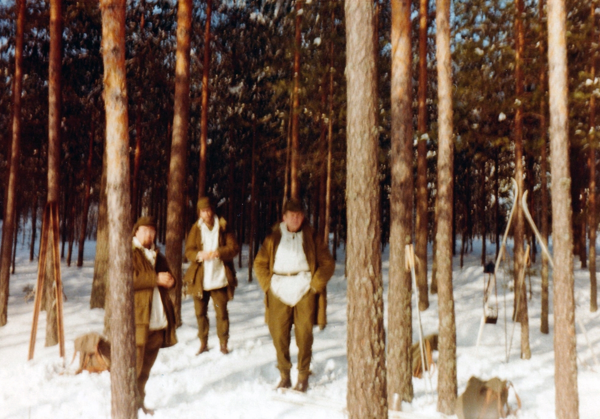 Vinterutbildning med FBU på tidigt 1980-tal.