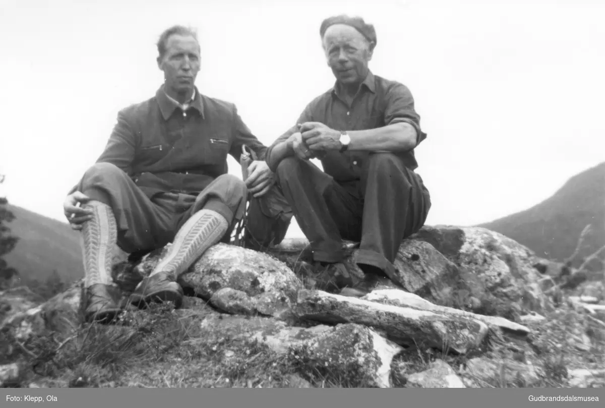Lærarane Trygve Øygard (f. 1902) og Olav Austin (f. 1904)