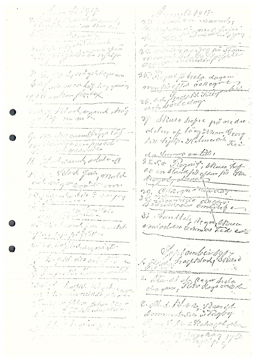 Tvärreddagboken 1917-1919