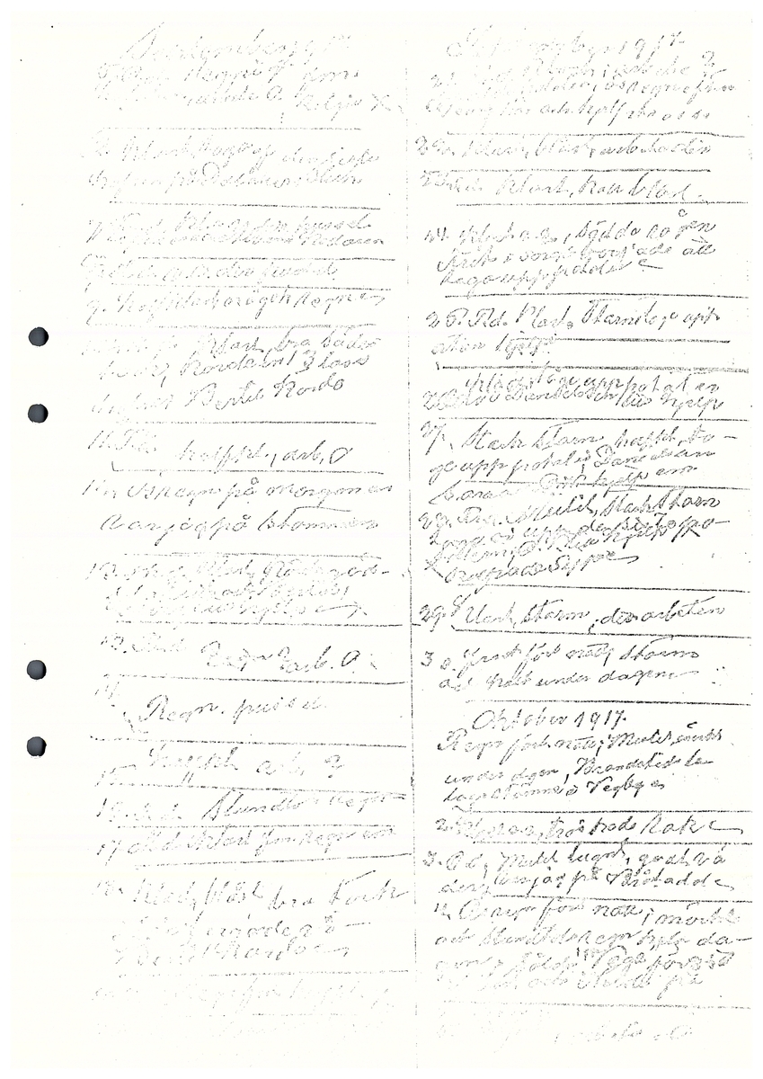 Tvärreddagboken 1917-1919