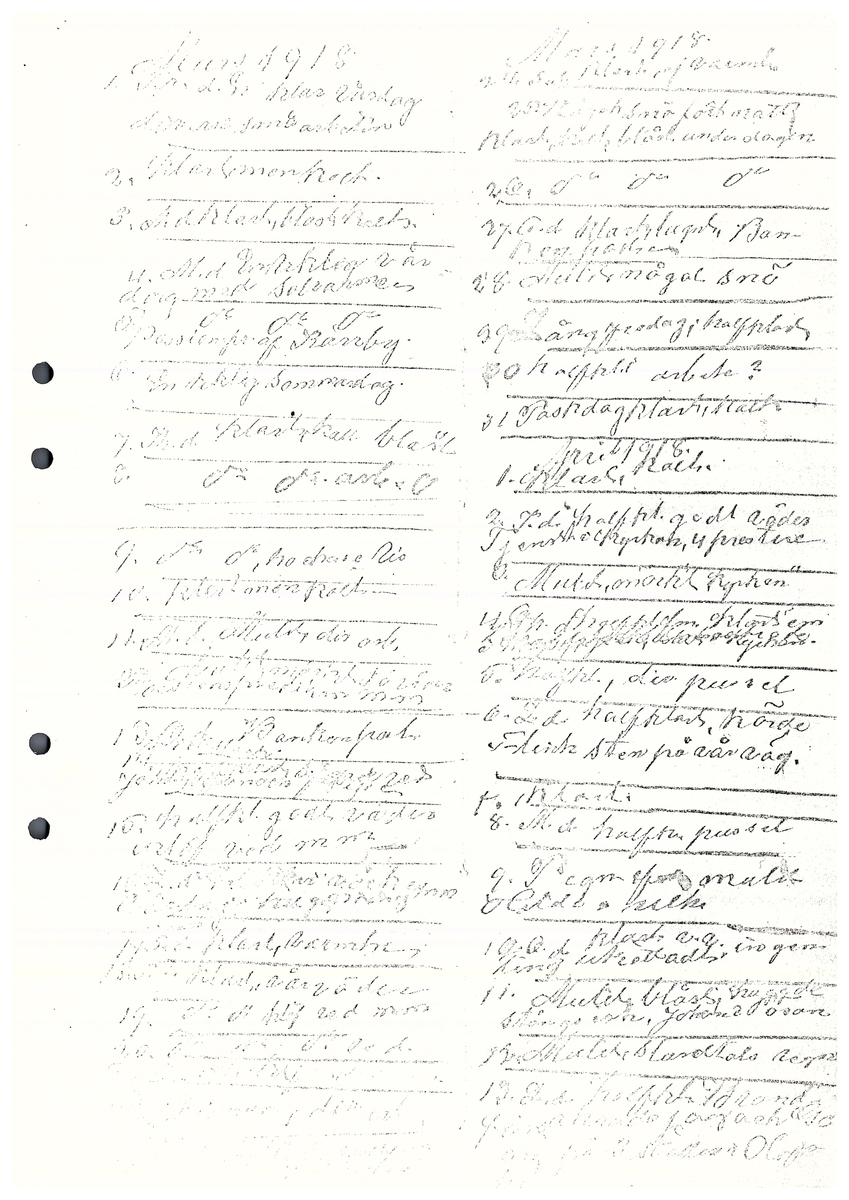 Tvärreddagboken 1917-1919