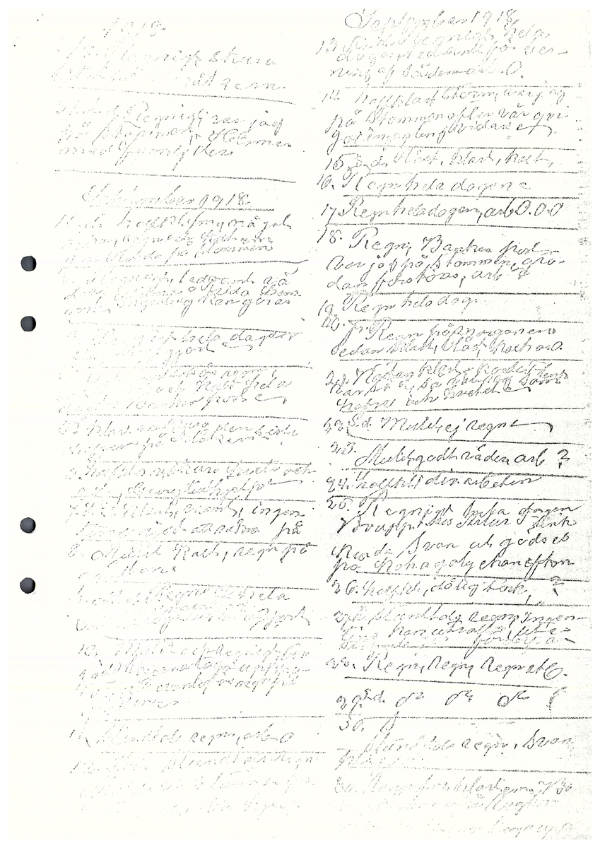 Tvärreddagboken 1917-1919