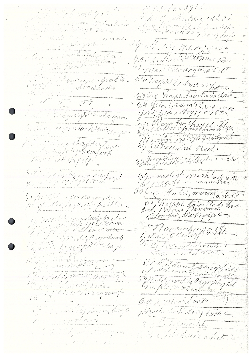 Tvärreddagboken 1917-1919