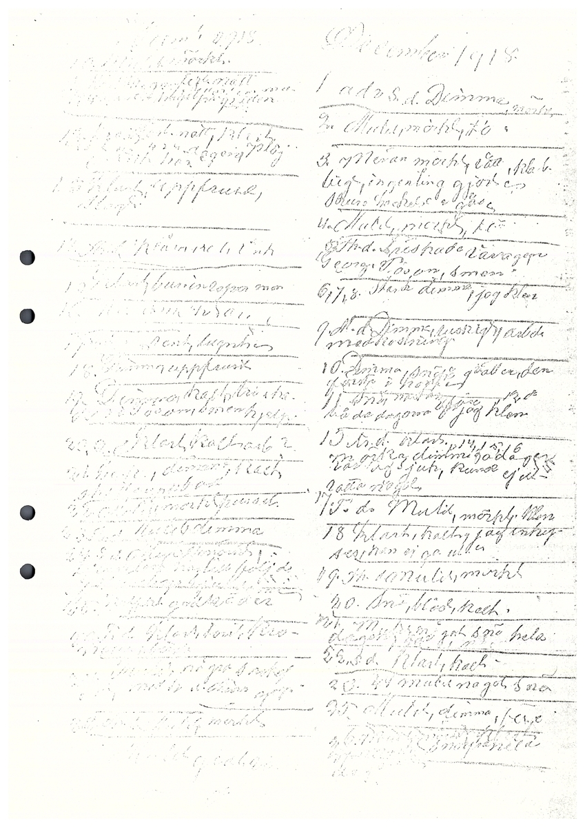Tvärreddagboken 1917-1919