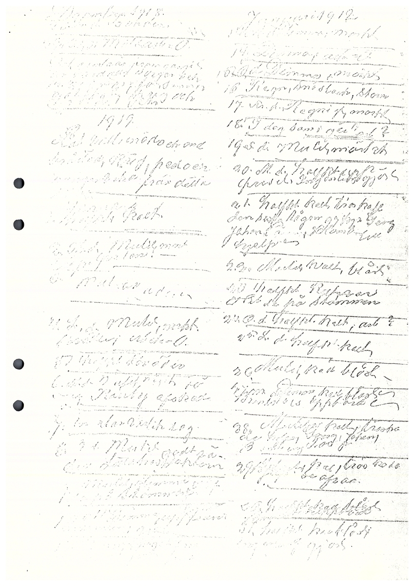 Tvärreddagboken 1917-1919