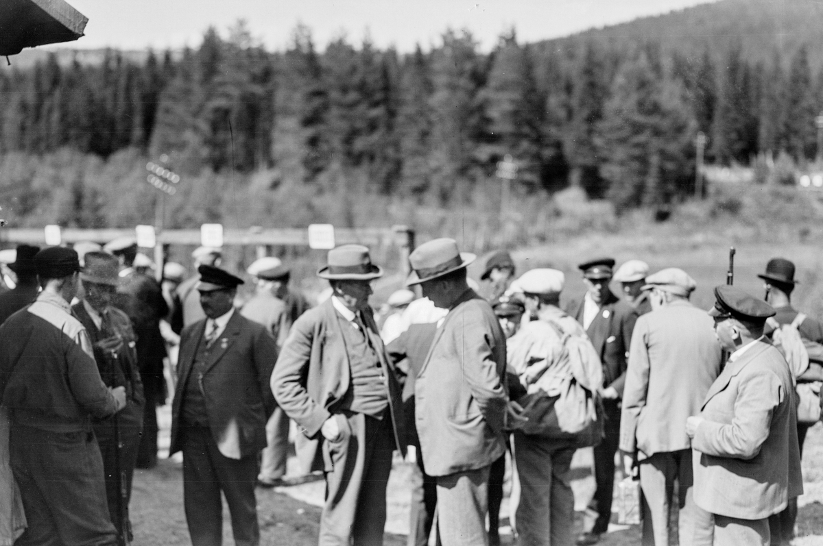 Gjøvik & Brusveen skytterlag sitt skytterstevne 12. juli 1931.