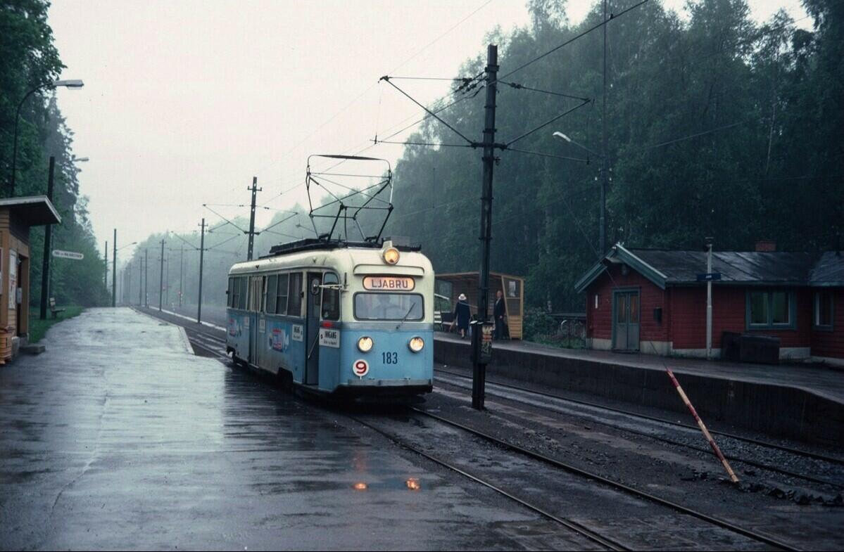 Oslo Sporveier, E1 183, linje 9. Jar.