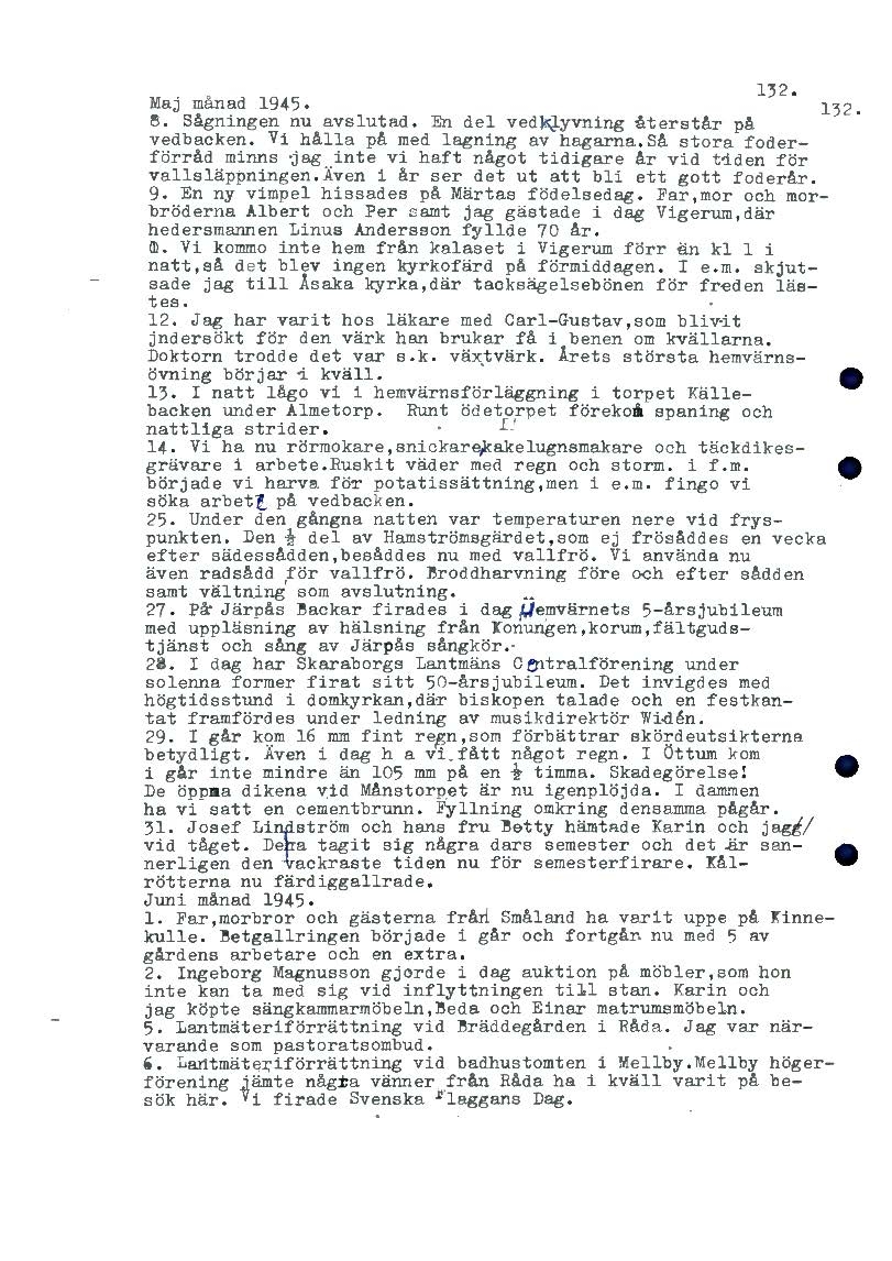 Mellbydagboken del 2 1944-1956