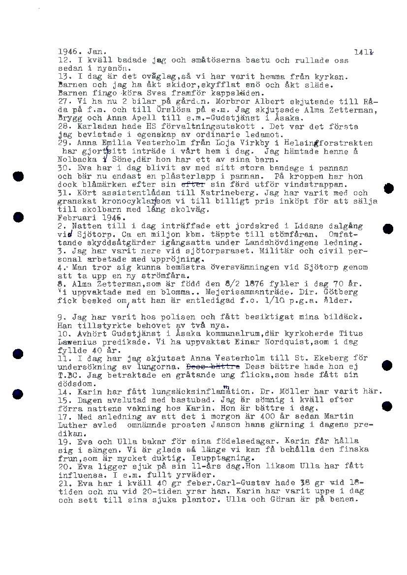 Mellbydagboken del 2 1944-1956
