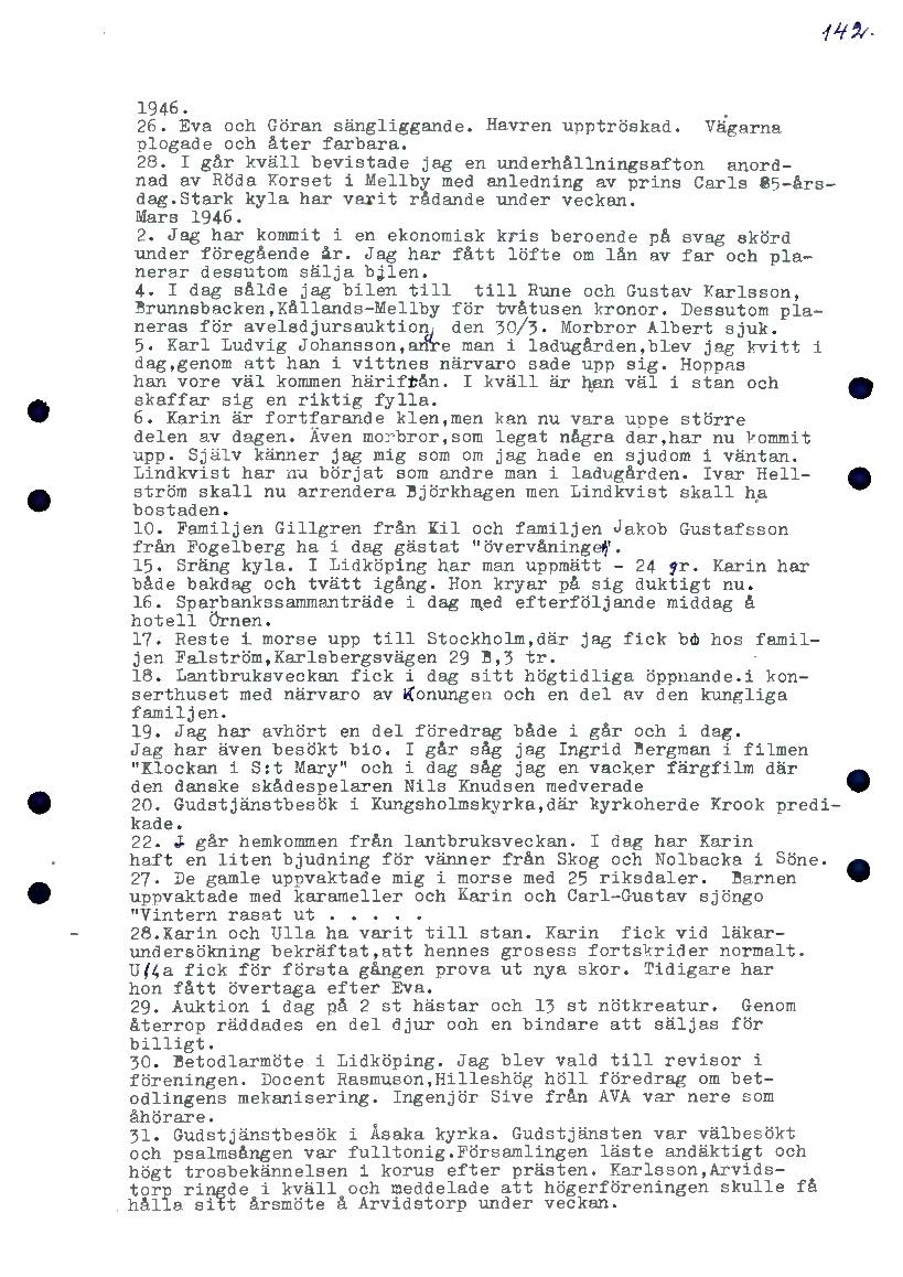 Mellbydagboken del 2 1944-1956