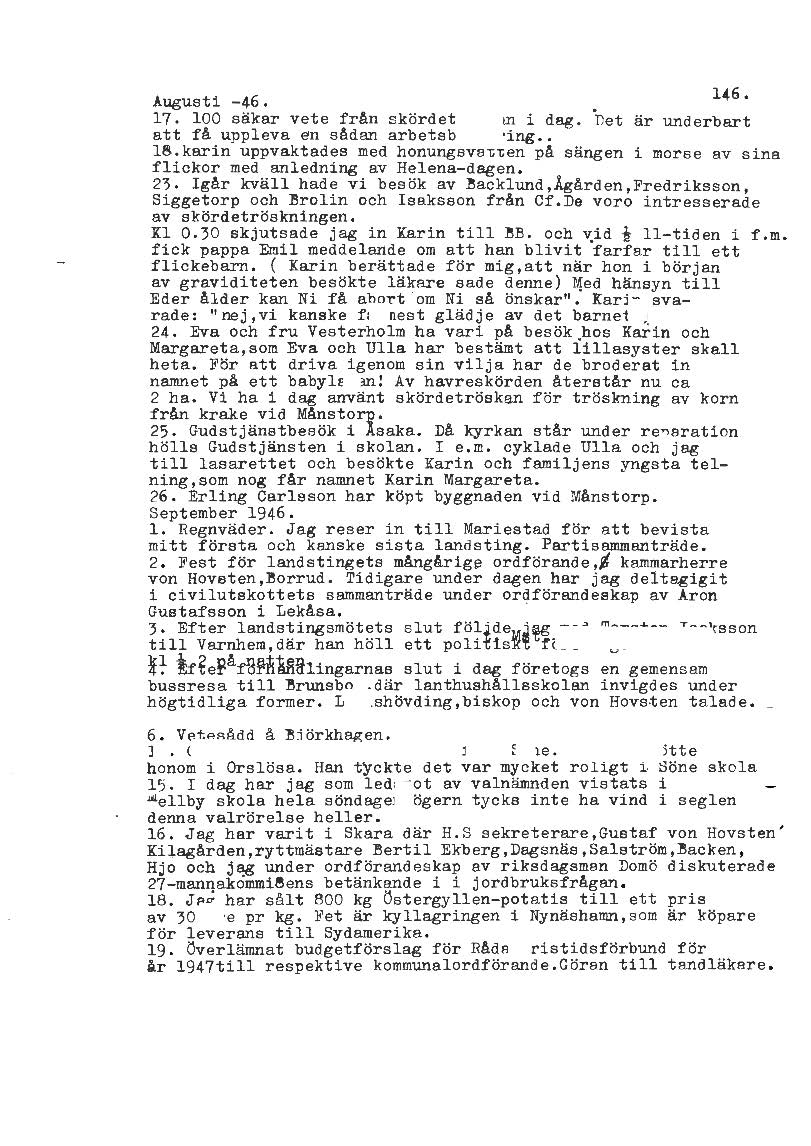 Mellbydagboken del 2 1944-1956